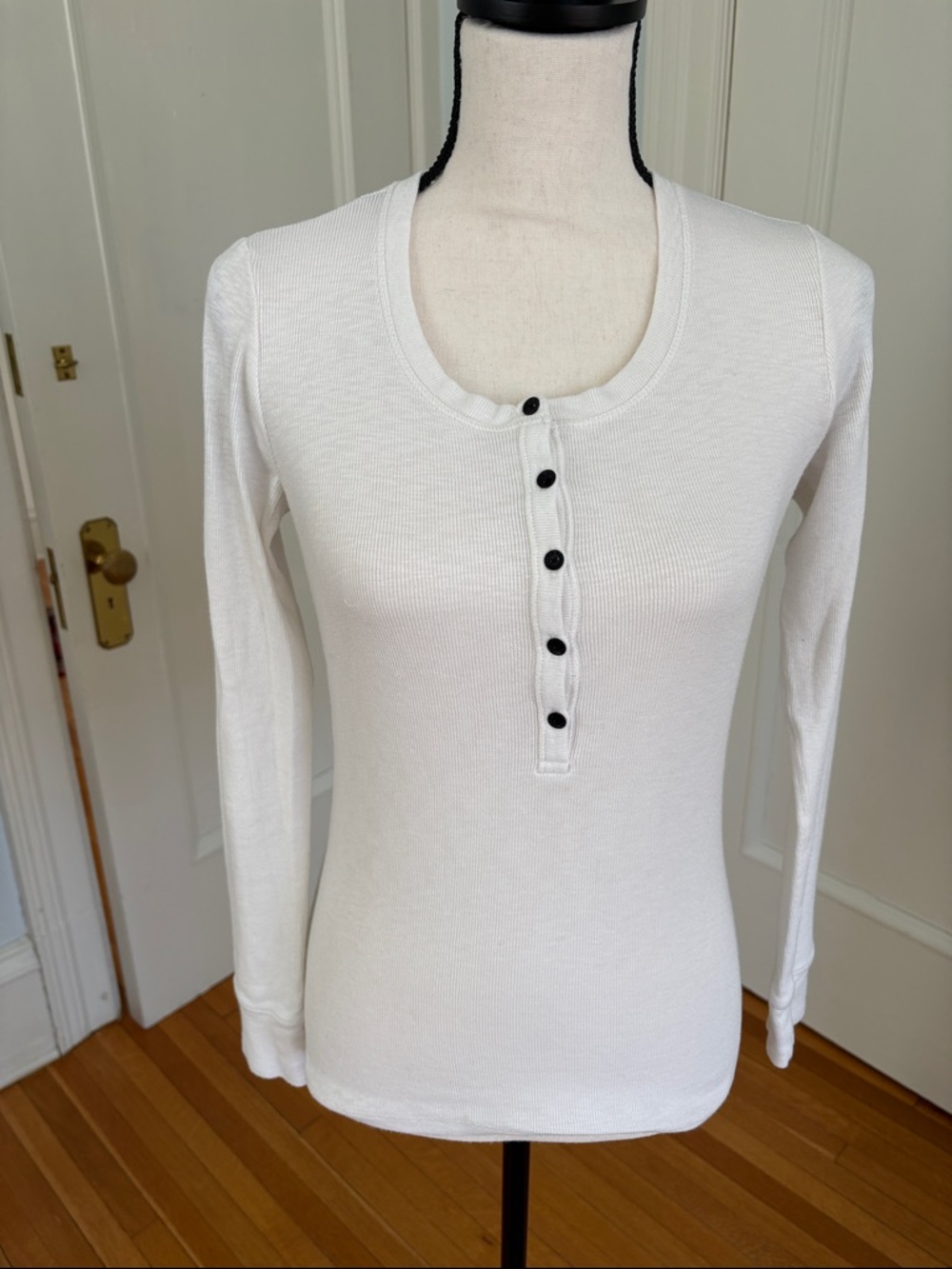 rag & bone Off-White Ribbed Tank - Picture 2 of 5